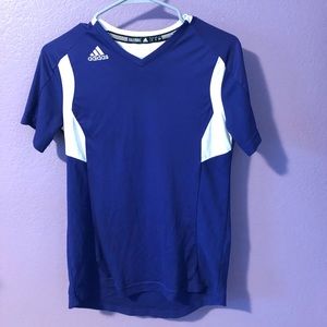 Purple adidas workout shirt practically new!